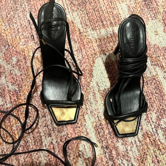 SCHUTZ Shoes - Schutz Vikki Leather Sandal